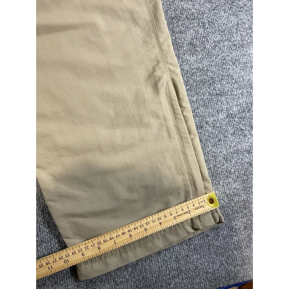 The North Face XXL Ripstop Convertible Cargo Hiking Pants Beige Zip Off Outdoor